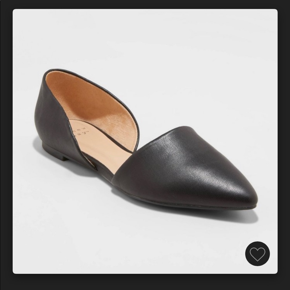 Women’s Rebecca Ballet Flats- A New Day Black Licorice